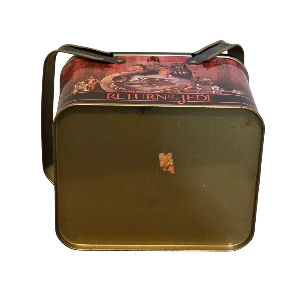 1983 Chein Star Wars Return Of The Jedi ROTJ Collectible Tin Box w/ Handles